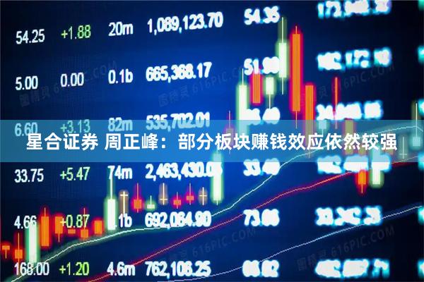 星合证券 周正峰：部分板块赚钱效应依然较强